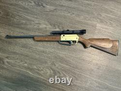 WORKING! Ted Williams model 799 Air Pellet BB Gun Rifle SCOPE Vintage DAISEY