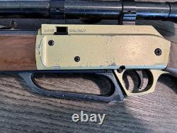 WORKING! Ted Williams model 799 Air Pellet BB Gun Rifle SCOPE Vintage DAISEY