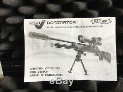 Walther 1250 Dominator FT Air Rifle Combo (. 22 cal)- Black