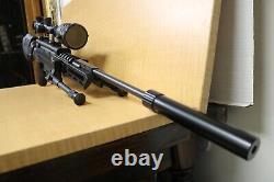 Black Ops Sniper Air Rifle. 177 Barrel De Rupture 4x32 Portée Bipode Réglable Barra
