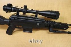 Black Ops Sniper Air Rifle. 177 Barrel De Rupture 4x32 Portée Bipode Réglable Barra