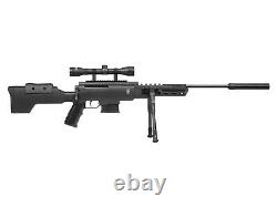 Black Ops Tactical Sniper Air Rifle. 22 Combo 4x32 Bipode Réglable De Montage De Champ D'application