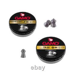 Carabine à air GAMO Whisper Fusion Mach 1. 22 Cal avec pack combo de plombs assortis
