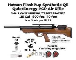 Carabine à air Hatsan FlashPupQE QuietEnergy QE PCP de calibre .25