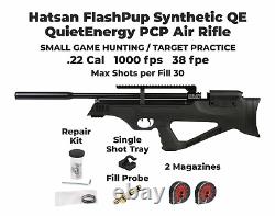 Carabine à air Hatsan FlashPup QE, fusil à air pneumatique PCP avec plombs .177.22.25
