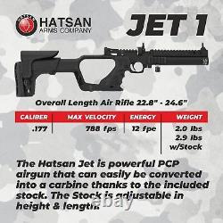 Carabine à air Hatsan Jet I & II. 177 Cal PCP + H&N Sport Hornet Pellets, 225ct