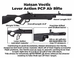 Carabine à air Hatsan Vectis Black Syn avec pack de plombs et cibles