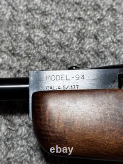 Carabine à air RWS modèle 94. Cal. 177. Avec lunette. Fabriquée en Espagne