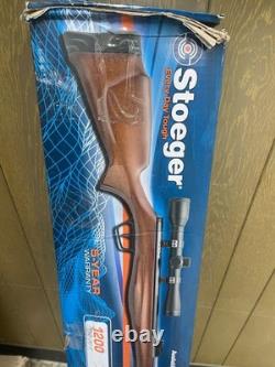 Carabine à air Stoeger S6000-E Combo avec lunette 4x32, boîte ouverte, complète