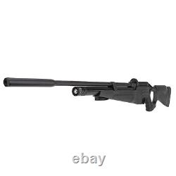 Carabine à air calibre .22 Hatsan Flash-R QE PCP régulée avec cibles, plombs, lunette et étui