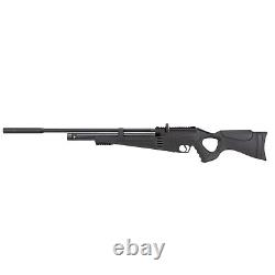 Carabine à air calibre .22 Hatsan Flash-R QE PCP régulée avec cibles, plombs, lunette et étui