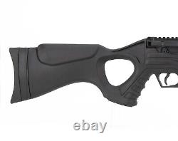 Carabine à air calibre .22 Hatsan Flash-R QE PCP régulée avec cibles, plombs, lunette et étui
