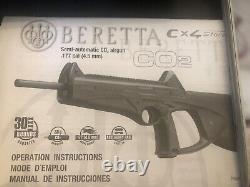 Carabine à air comprimé C02 Beretta Umarex CX4 Storm.177, rare et en parfait état, fabriquée en Allemagne.