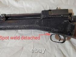 Carabine à air comprimé Crosman Model 102 Calibre 22, Vintage - Problème de soudure par points - Maintient l'air