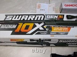 Carabine à air comprimé Gamo Swarm Magnum GEN3i multi-coups en calibre 22 avec lunette 3-9x40mm, 1300FPS