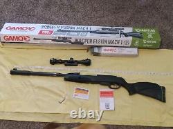 Carabine à air comprimé Gamo Whisper Fusion Mach 1 IGT Gas Piston calibre .22 avec lunette