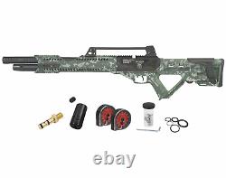 Carabine à air comprimé Hatsan Invader Limited Edition.25 Cal PCP DG Camo avec cibles et plombs