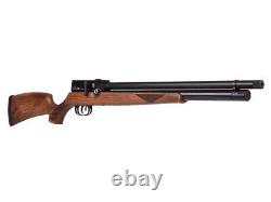 Carabine à air comprimé JTS Airacuda PCP calibre 0.25, répétiteur à levier latéral, crosse en bois noble