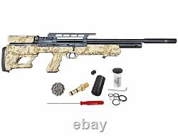Carabine à air comprimé PCP DT Hatsan BullBoss Limited Edition Calibre .25 avec cibles, plombs et lunette de visée