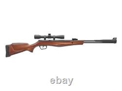 Carabine à air comprimé Stoeger S6000E calibre .22 avec lunette et bois