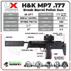 Carabine à air comprimé Umarex Heckler & Koch MP7.177 Calibre Break Barrel 2252312
