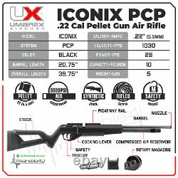 Carabine à air comprimé Umarex Iconix 0,22 Calibre à levier latéral PCP 2252135