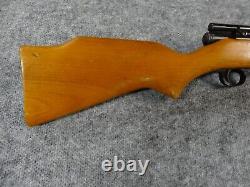 Carabine à plombs Crosman 180 Vintage calibre .22 CO2 - Bois clair - Reconditionnée