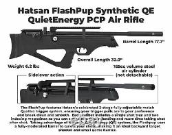 Casquette Hatsan FlashPup SYN QE. 25 Cal Pellet PCP Side Lever Air Rifle HGFlashPup25S