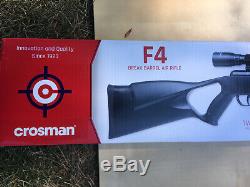 Crosman F4 Calme Feu. 177 Cal Pellet 1200 Fps Carabine À Air Comprimé Pause Canon Avec Scope