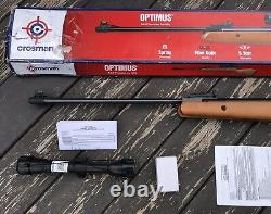 Crosman Optimus. Carabine à air comprimé à canon basculant de calibre .177 avec lunette 1200 FPS CO1K77X