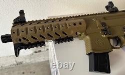Fusil SIG SAUER MPX et pistolet P226 à CO2 avec cylindres et munitions en excellent état