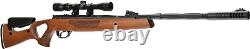 Fusil à air Hatsan Mod 65 à piston à ressort, calibre .22 avec lunette, plombs et cibles.