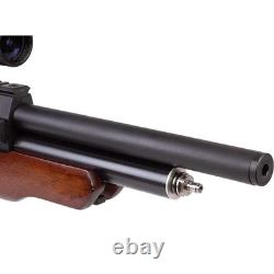 Fusil à air PCP Beeman Commodore. Calibre 177, plombs, bois dur, ambidextre, avec mentonnière.