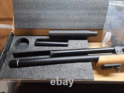 Fusil à air PCP Snowpeak M25 en bois. Calibre 25.