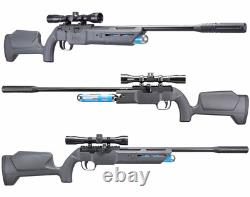 Fusil à air PCP Umarex Komplete NCR de calibre .22 avec levier latéral, plombs et cibles.