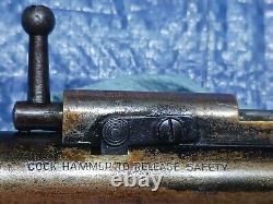 Fusil à air Vintage Benjamin Franklin modèle 317. Calibre 177, fonctionne, crosse en bois antiquité.