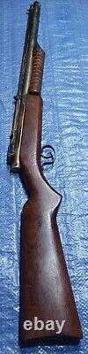 Fusil à air Vintage Benjamin Franklin modèle 317. Calibre 177, fonctionne, crosse en bois antiquité.