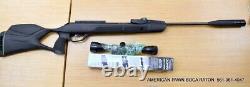 Fusil à air comprimé GAMO Swarm Magnum 10X Shot GEN 3i 22 Calibre alimenté par inertie avec lunette