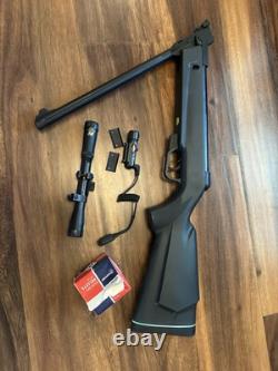Fusil à air comprimé Gamo Cadet Delta 4,5 mm. 177 avec lunette et laser