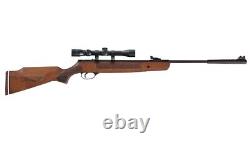 Fusil à air comprimé Hatsan Striker Wood Spring Combo Calibre .25 HC1000STRW25