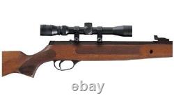 Fusil à air comprimé Hatsan Striker Wood Spring Combo Calibre .25 HC1000STRW25