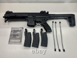 Fusil à air comprimé SIG SAUER MPX Rattler .177 avec 3 chargeurs supplémentaires Noir