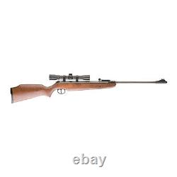 Fusil à air comprimé Umarex Air Hawk .177 avec une vitesse de 1000 FPS, canon de 18,7 pouces, crosse en bois et lunette 4x32.
