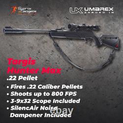 Fusil à air comprimé Umarex Ruger Targis Hunter Max. 22 Cal avec lot de plombs à canon basculant