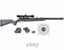 Fusil à air comprimé Umarex Synergis Elite à levier sous-jacent, calibre .22 avec cibles et plombs.
