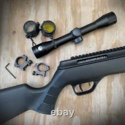 Fusil à air comprimé à canon basculant Airhawk Elite II .177 avec crosse synthétique noire