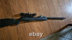 Fusil à air comprimé à canon basculant Gamo Swarm Whisper avec chargeur de 10 coups et lunette 4x32. 22 /. 177 Cal.