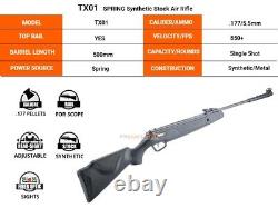 Fusil à air comprimé à canon basculant Salix TX01.177 à ressort 850+ FPS 200 plombs