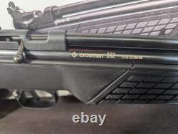 Fusil à air comprimé à pompe variable Crosman 362, calibre .22, à un coup, noir