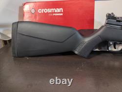 Fusil à air comprimé à pompe variable Crosman 362, calibre .22, à un coup, noir